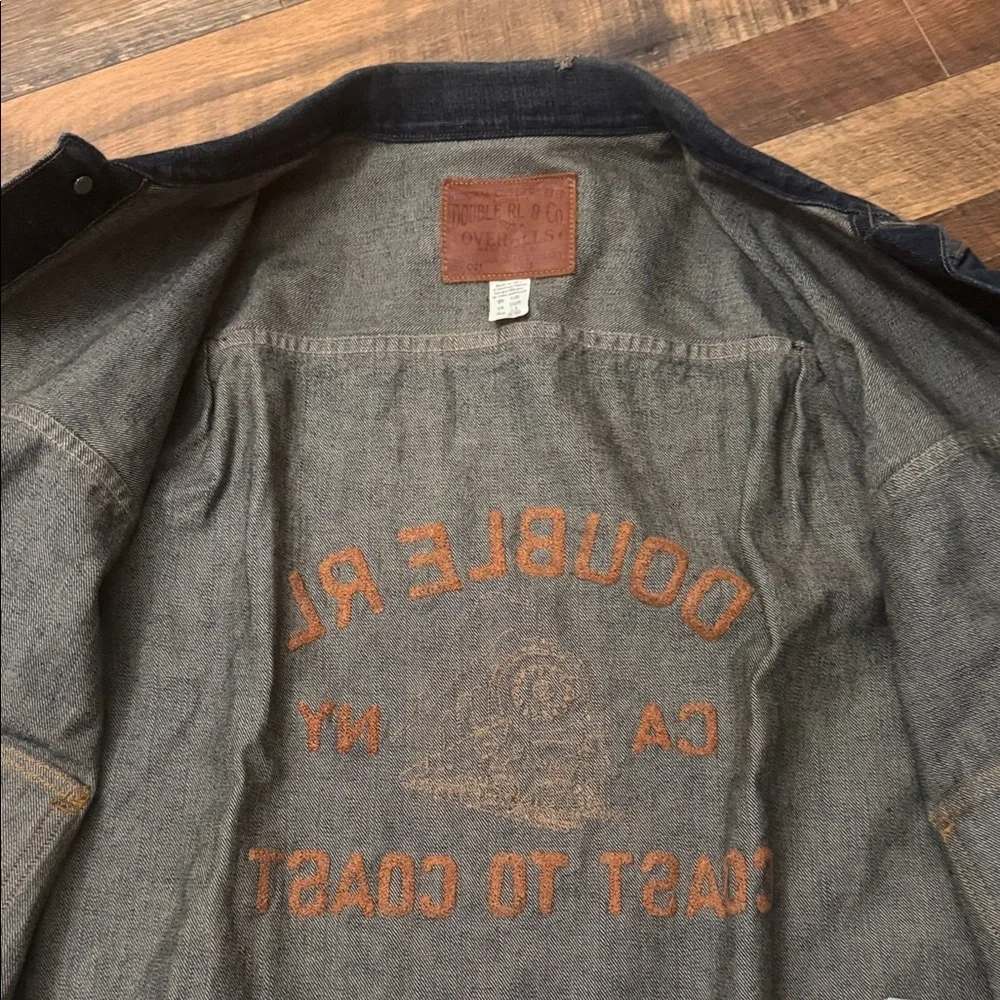 Double RL (RRL) Limited Edition 1 of 100 Coast to Coast Denim Jacket -Size Large - Picture 10 of 15